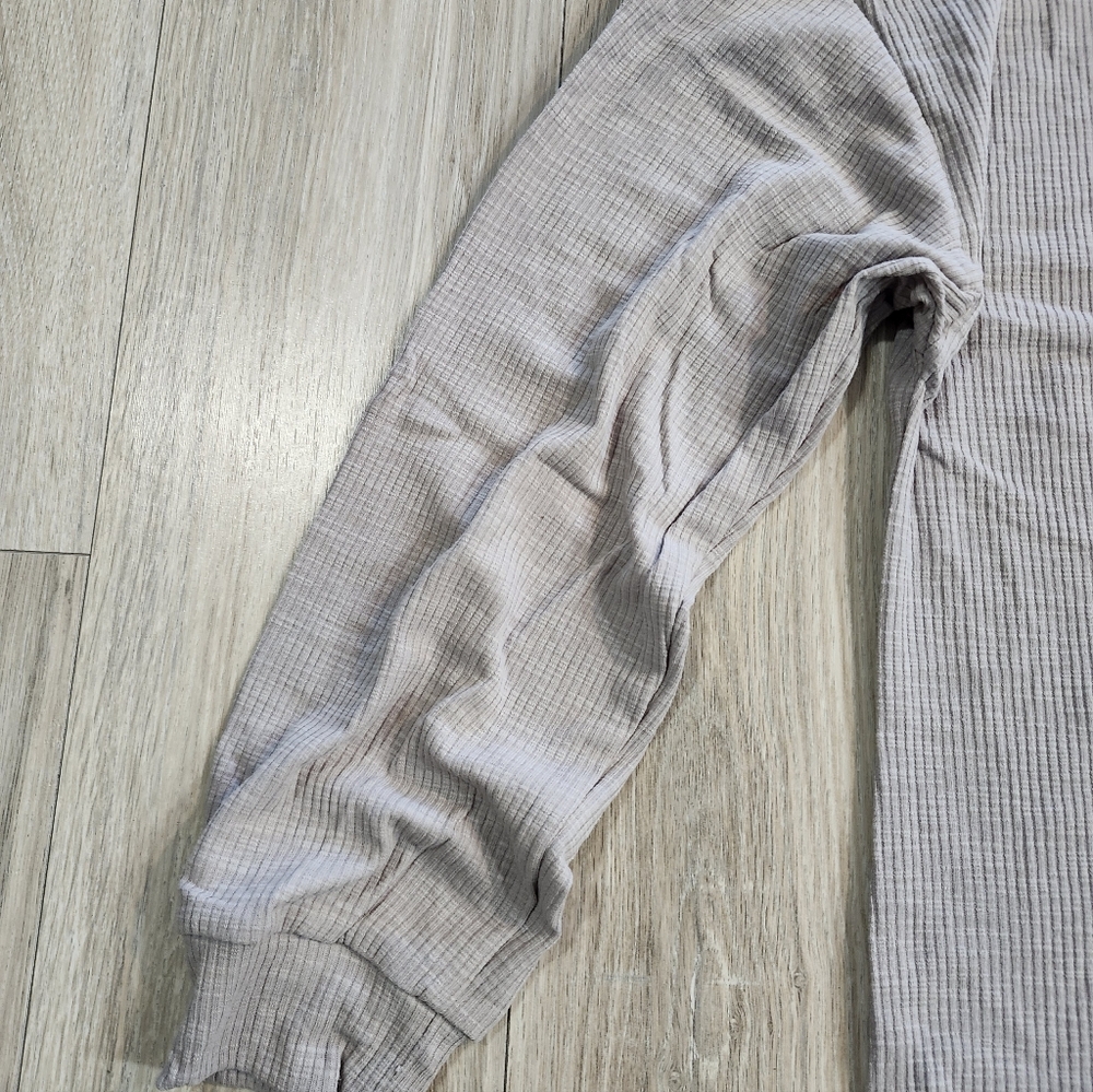 Miss Sparkling Grey Buttond Down Long Sleeve Shirt. - Picture 6 of 8